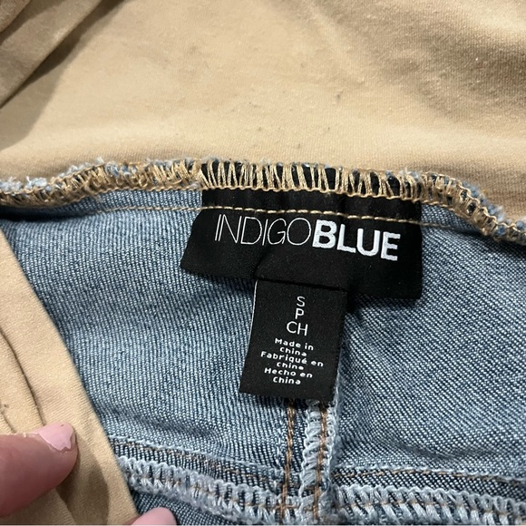 Indigo Blue Women’s Distressed Maternity Jeans Size Small - Picture 4 of 4